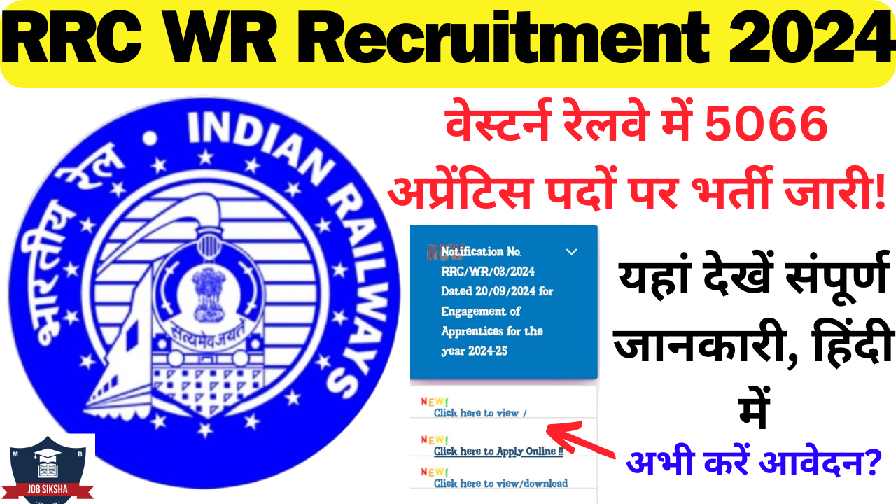 RRC WR Recruitment 2024