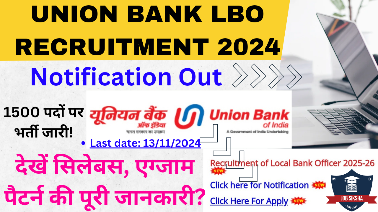 Union Bank Local Bank Officer Recruitment 2024